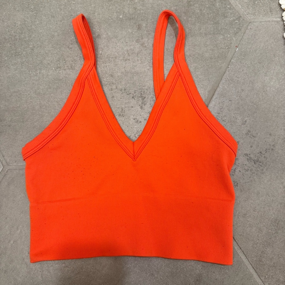 Bright Orange Mini Tank Top